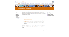 Desktop Screenshot of eventcal.cqlcorp.com